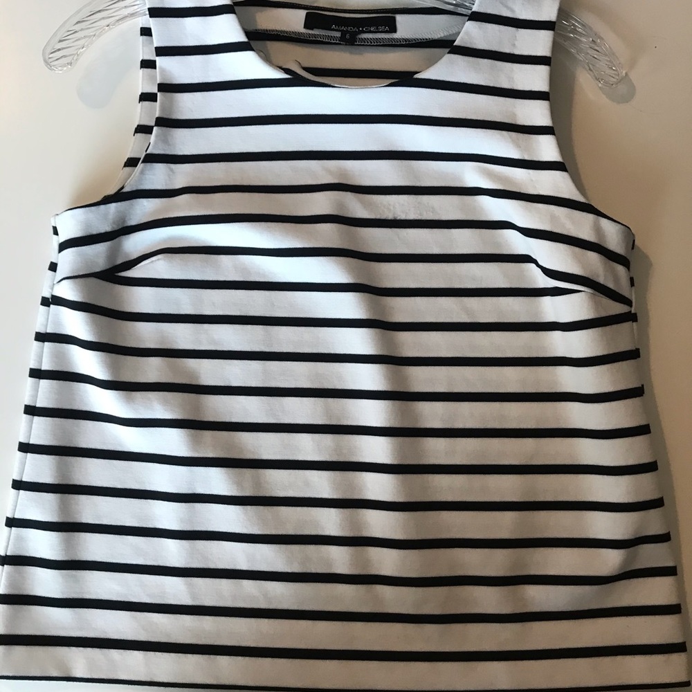 Black and white striped top - Picture 2 of 4